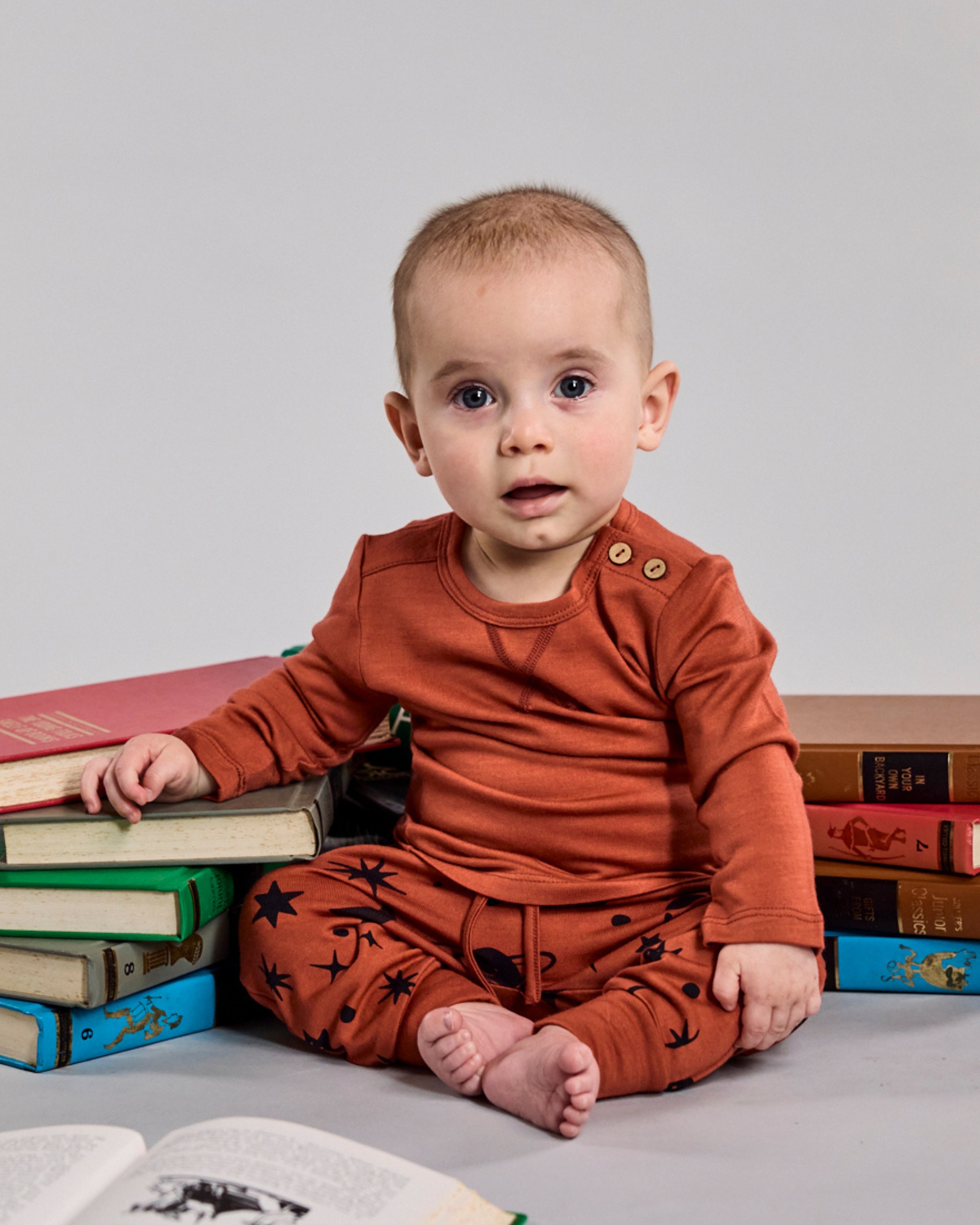 Merino Baby Pants | Animal Print – Little Flock of Horrors