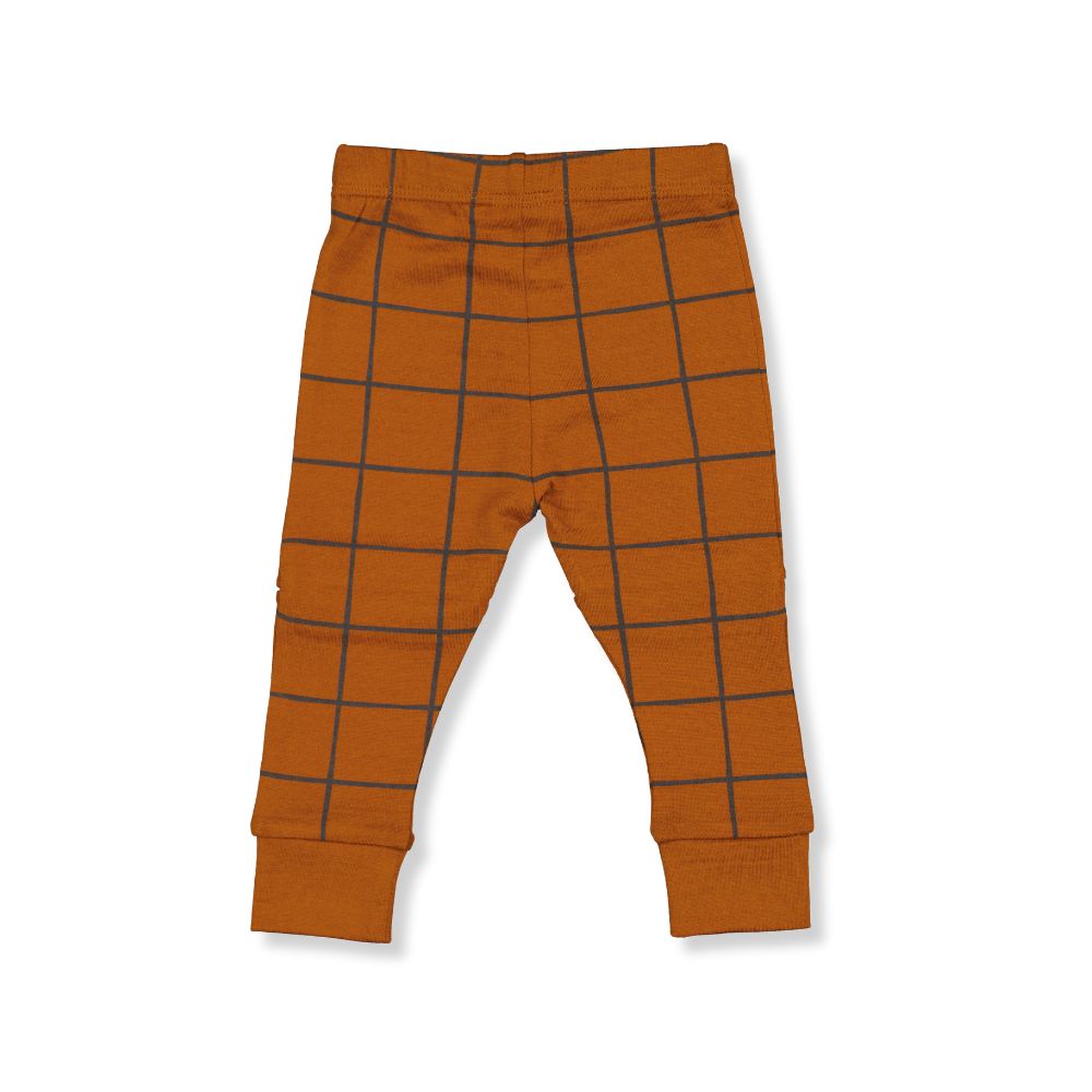 SLASHER LEGGINGS- Rust Check, 6-12 months + 4-5 years