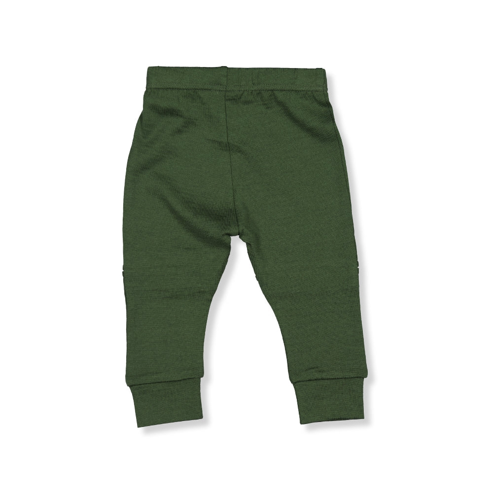 SLASHER LEGGINGS- Forest, 6-12 months