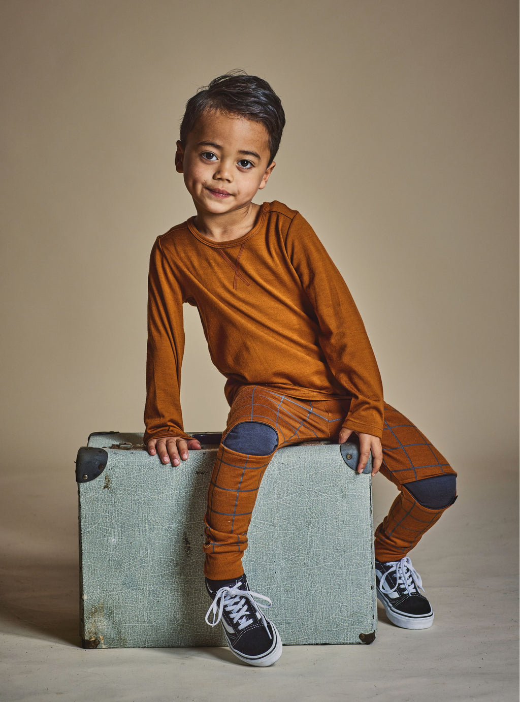 SLASHER LEGGINGS- Rust Check