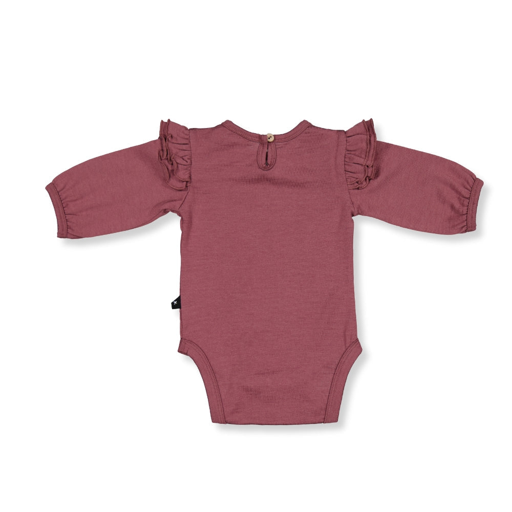 LUNA BODYSUIT- Wild Ginger, 6-12 months