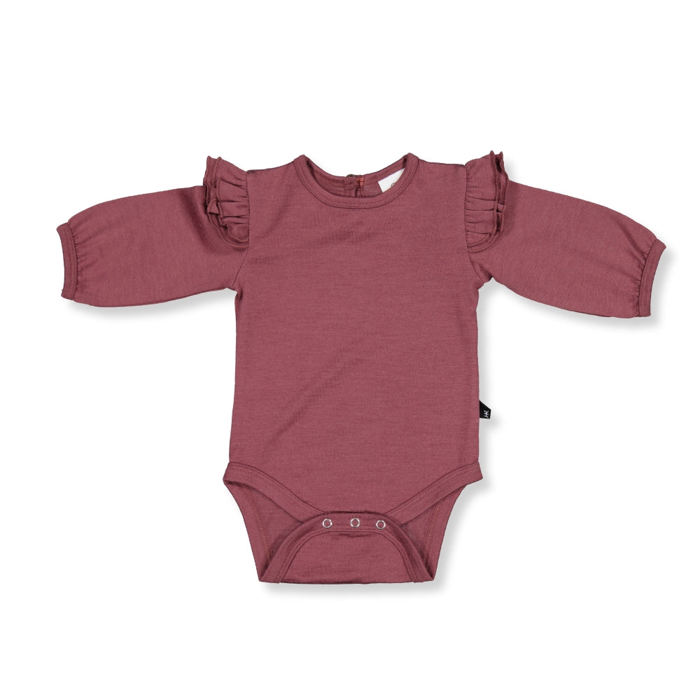 LUNA BODYSUIT- Wild Ginger, 6-12 months