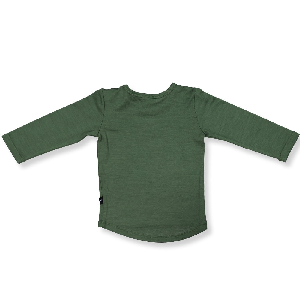 WYATT LONGSLEEVE TOP- Forest