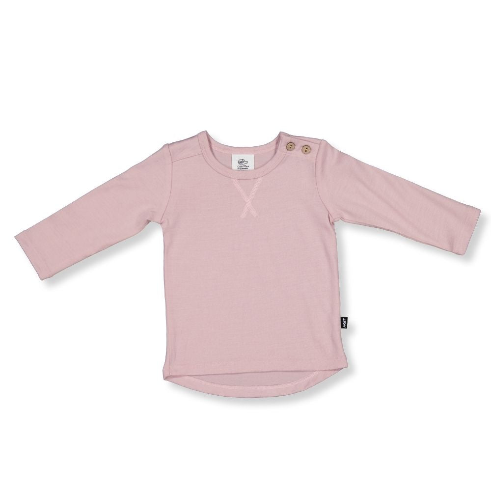 WYATT LONGSLEEVE TOP- Lilac, 6-12 months