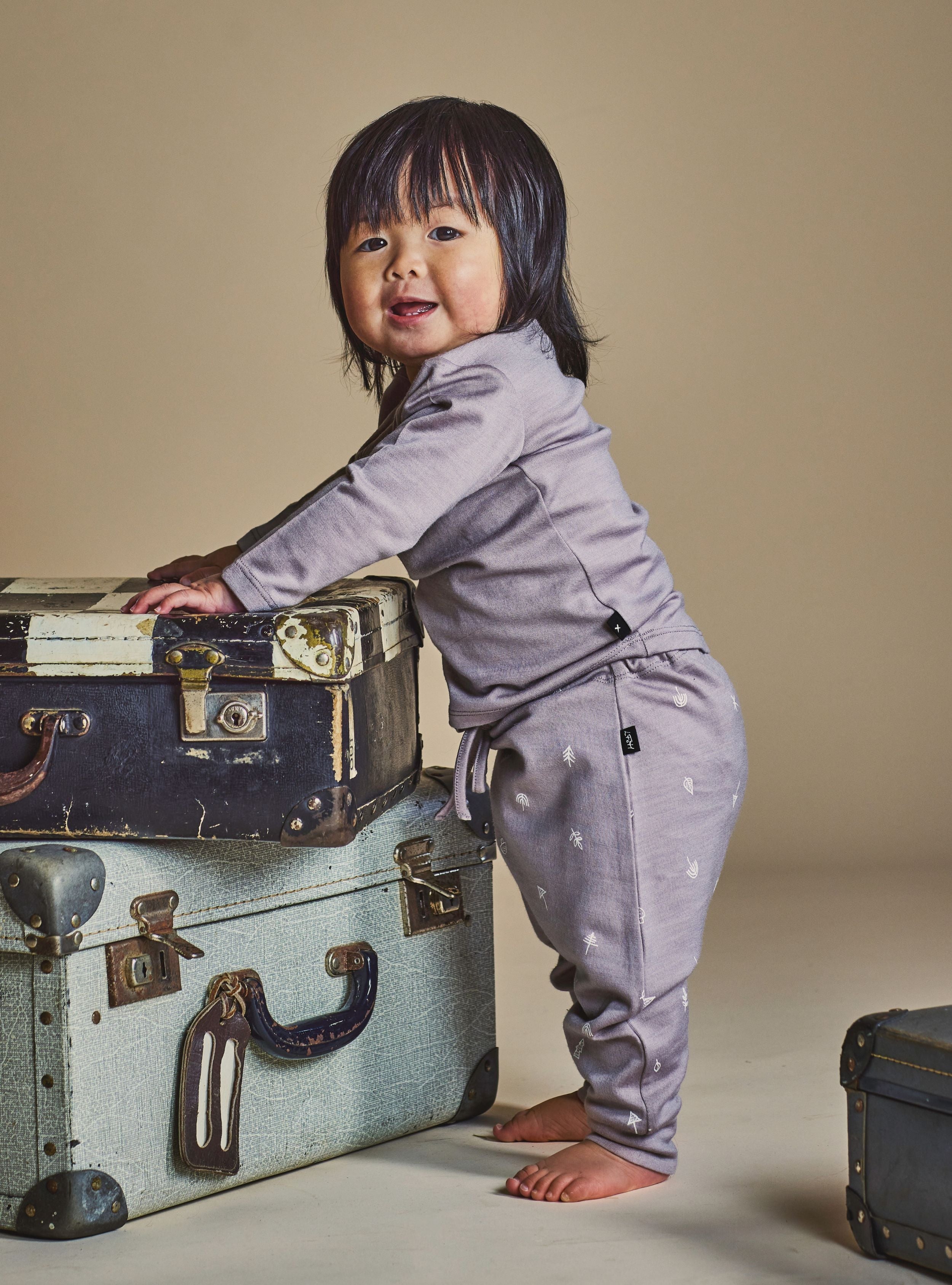 Taupe Nature Riley Bodysuit + Asher Pants Bundle