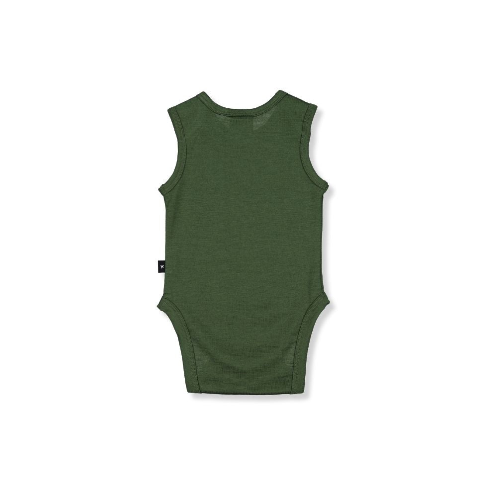 HADLEY SLEEVELESS BODYSUIT- Forest