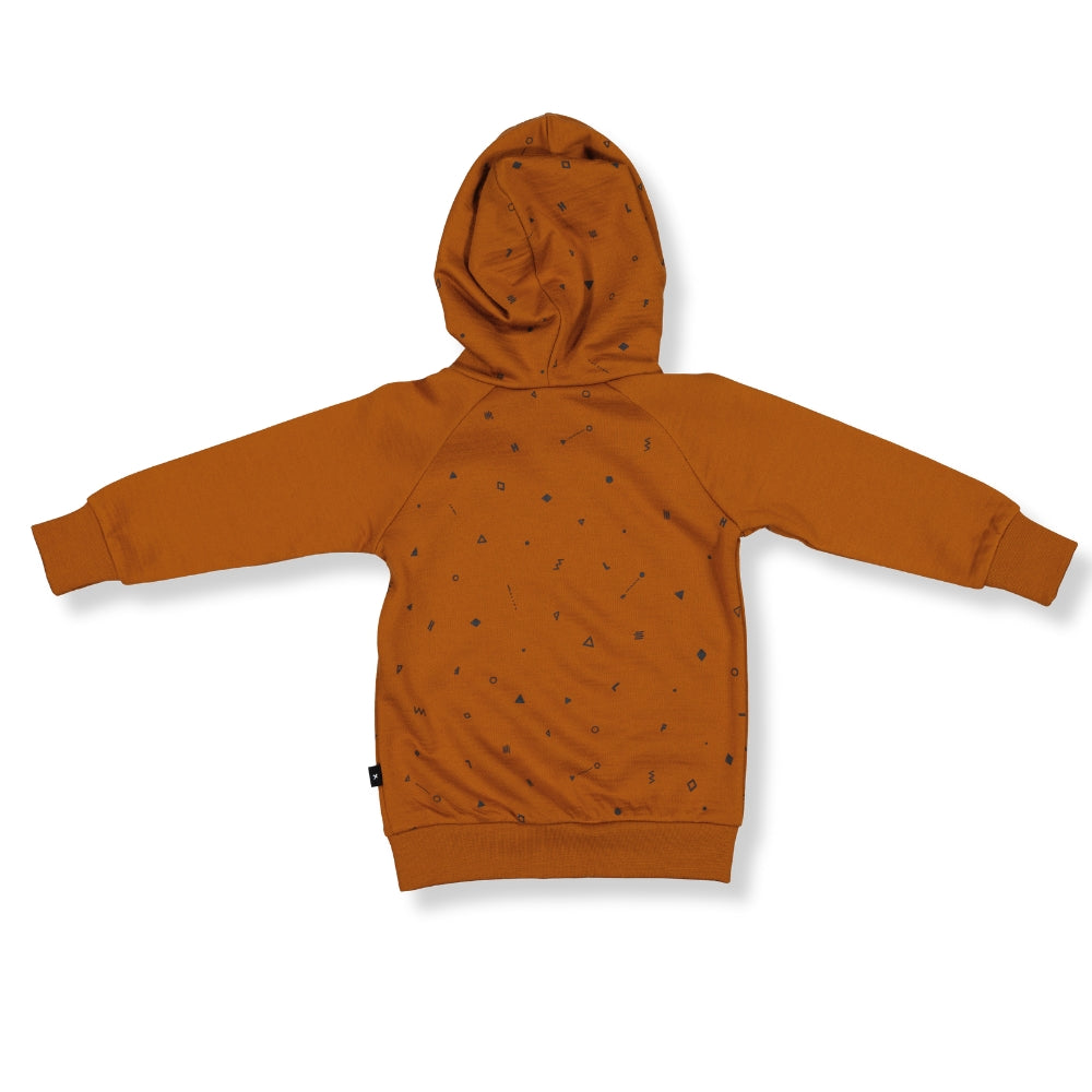 NIXON HOODIE- Rust Elements, 18-24 months