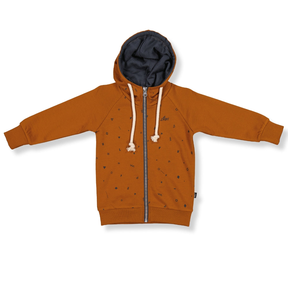 NIXON HOODIE- Rust Elements, 18-24 months