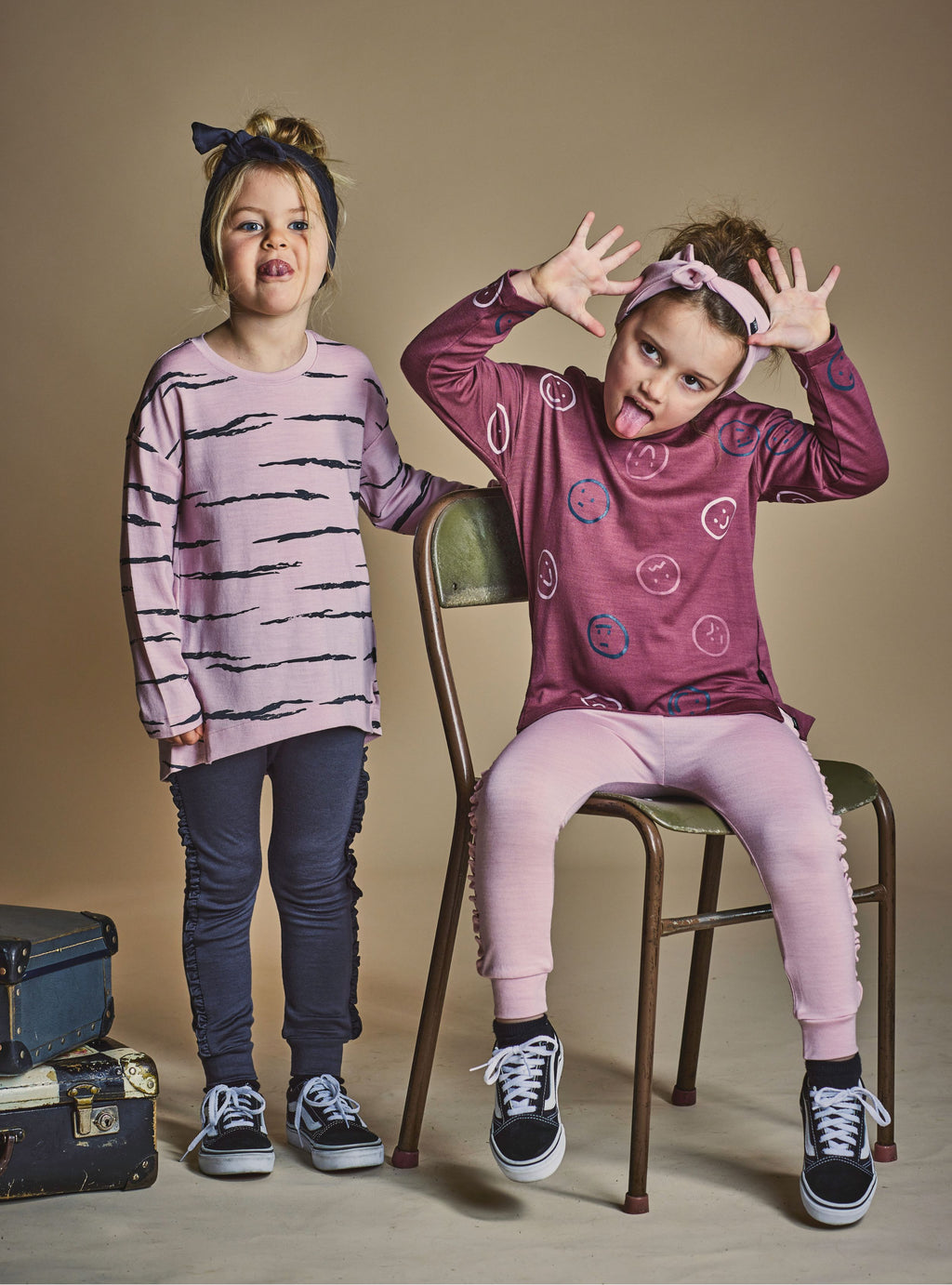 KENZIE FRILL LEGGINGS- Lilac