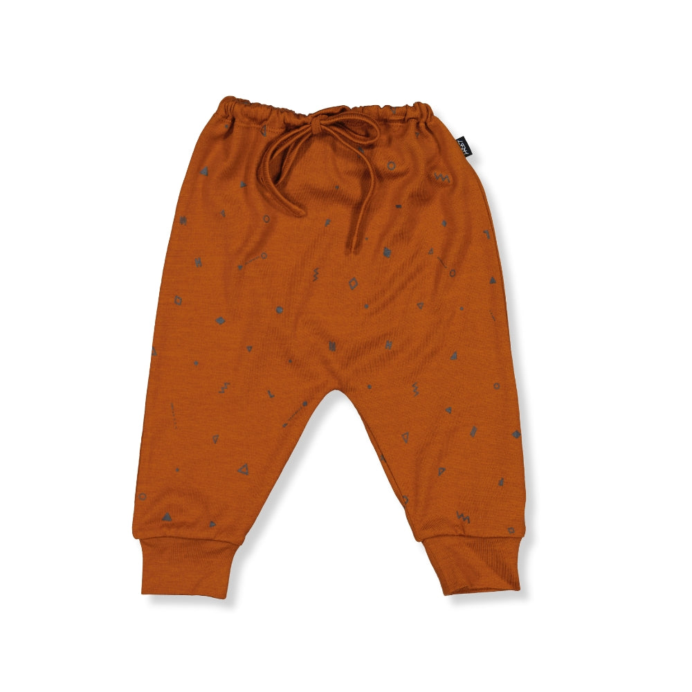 ASHER DROPCROTCH PANTS- Rust Elements