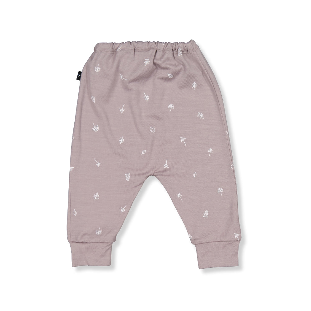 ASHER DROPCROTCH PANTS- Taupe Nature