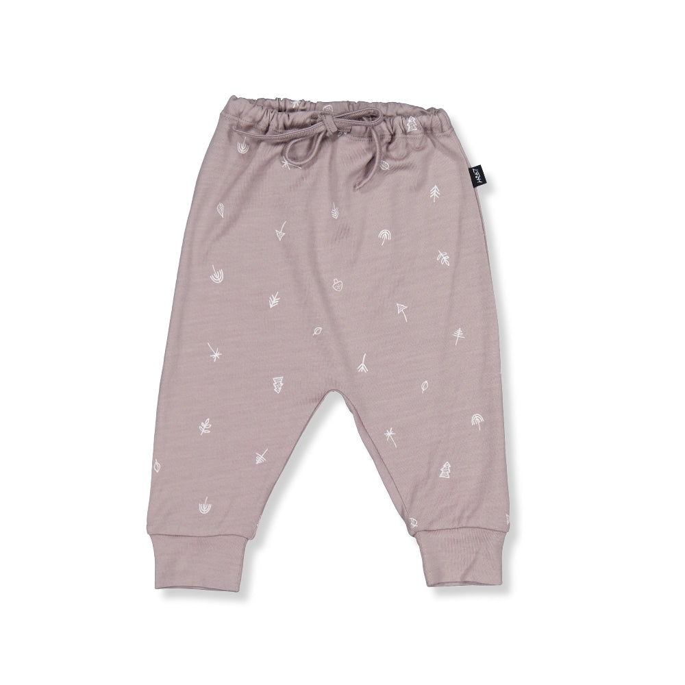 ASHER DROPCROTCH PANTS- Taupe Nature