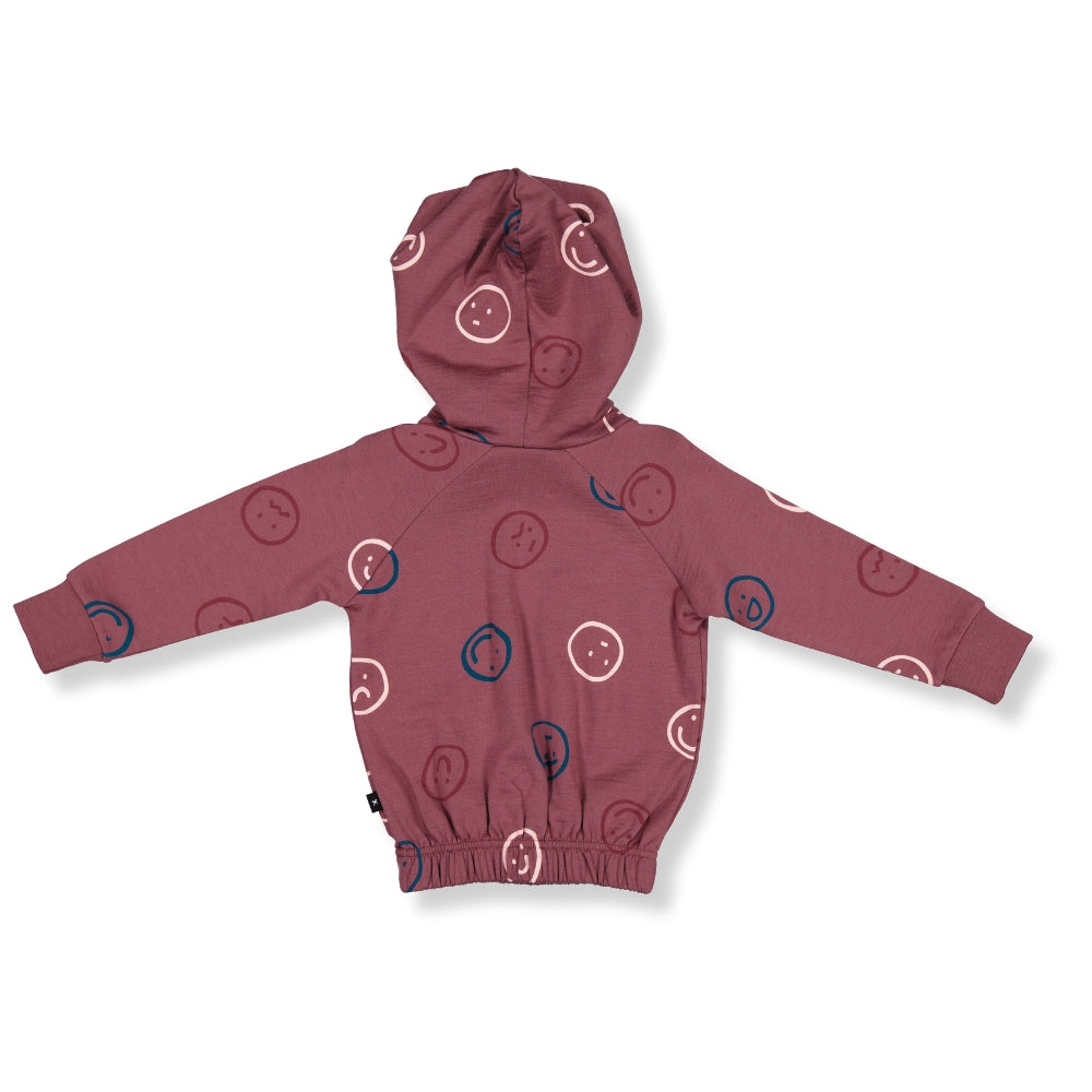 ELYSE HOODED SWEATSHIRT- Wild Ginger Faces, 18-24 months + 4-5 years