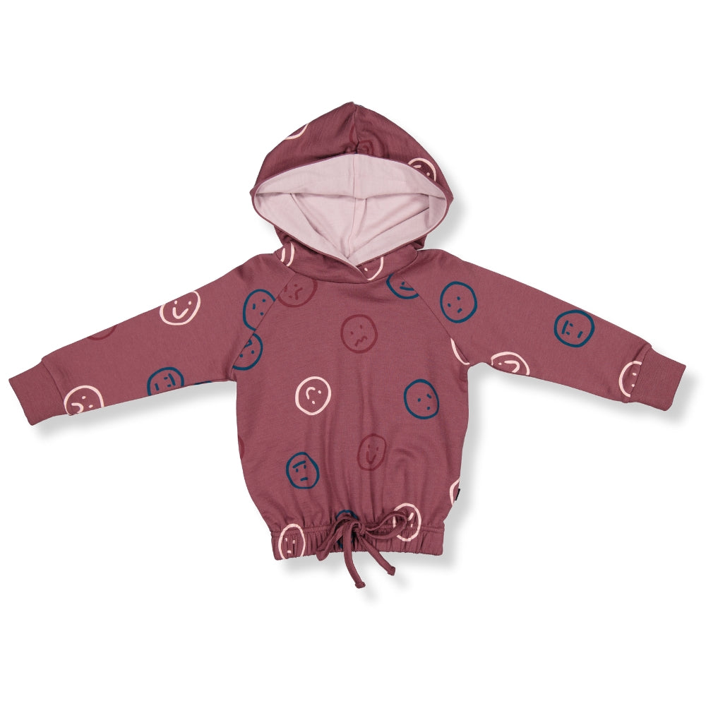 ELYSE HOODED SWEATSHIRT- Wild Ginger Faces, 18-24 months + 4-5 years