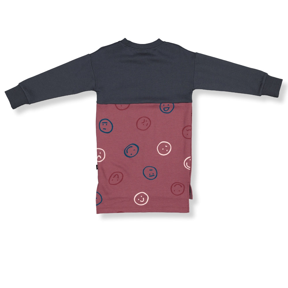 MILA SWEATSHIRT DRESS-  Wild Ginger Faces