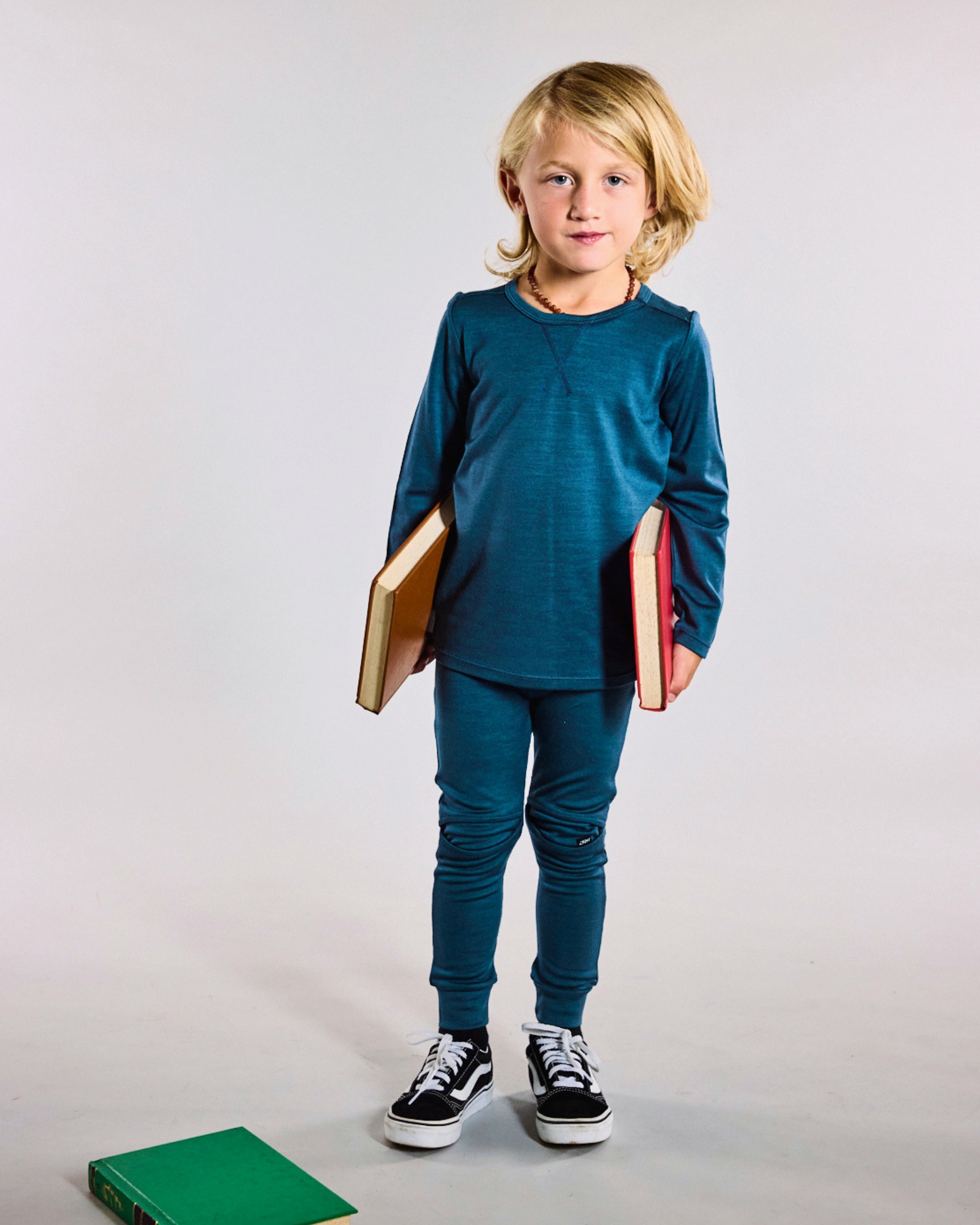 Slasher Leggings - 100% Merino Wool, Orion