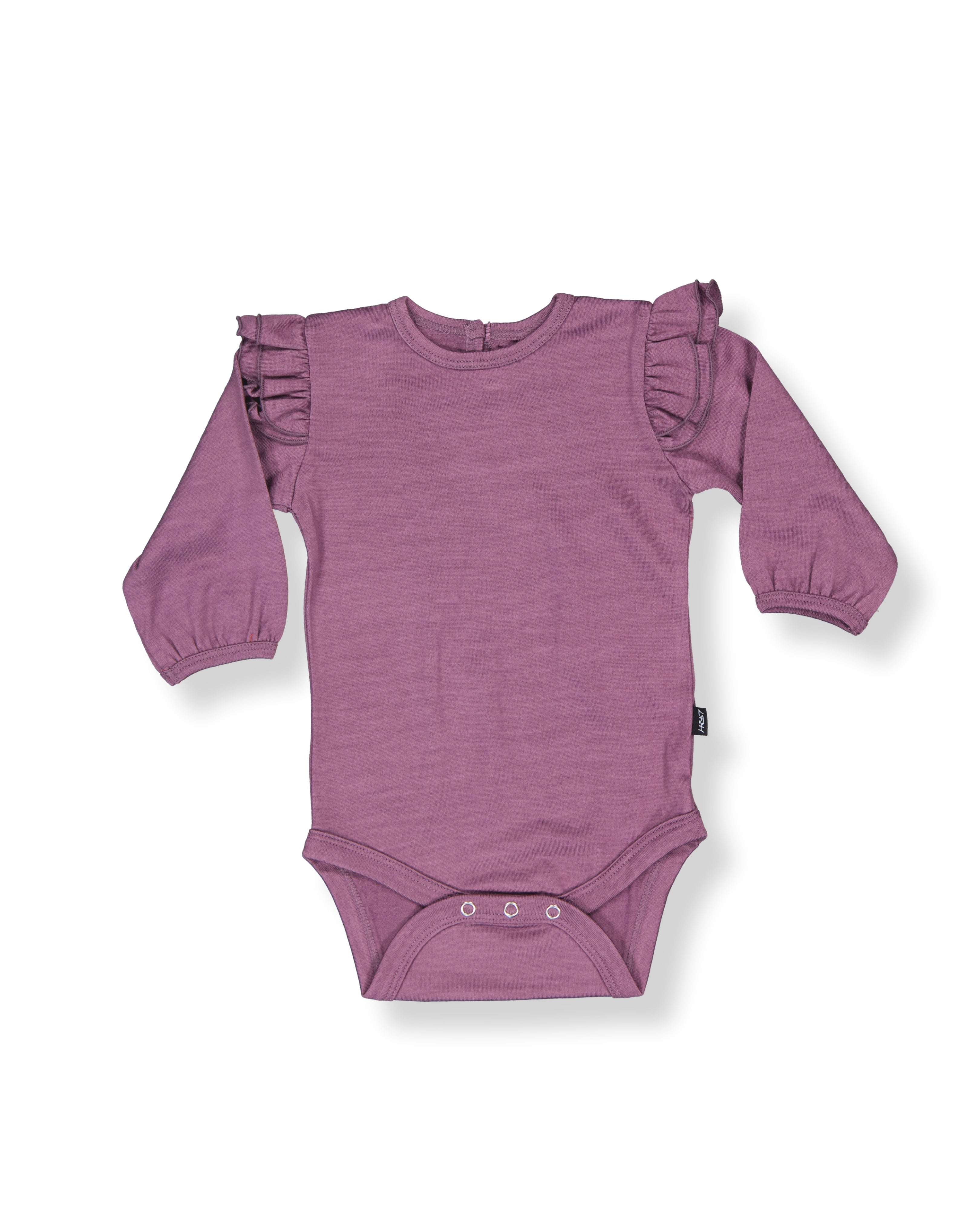 Luna Bodysuit - 100% Merino Wool - Plum