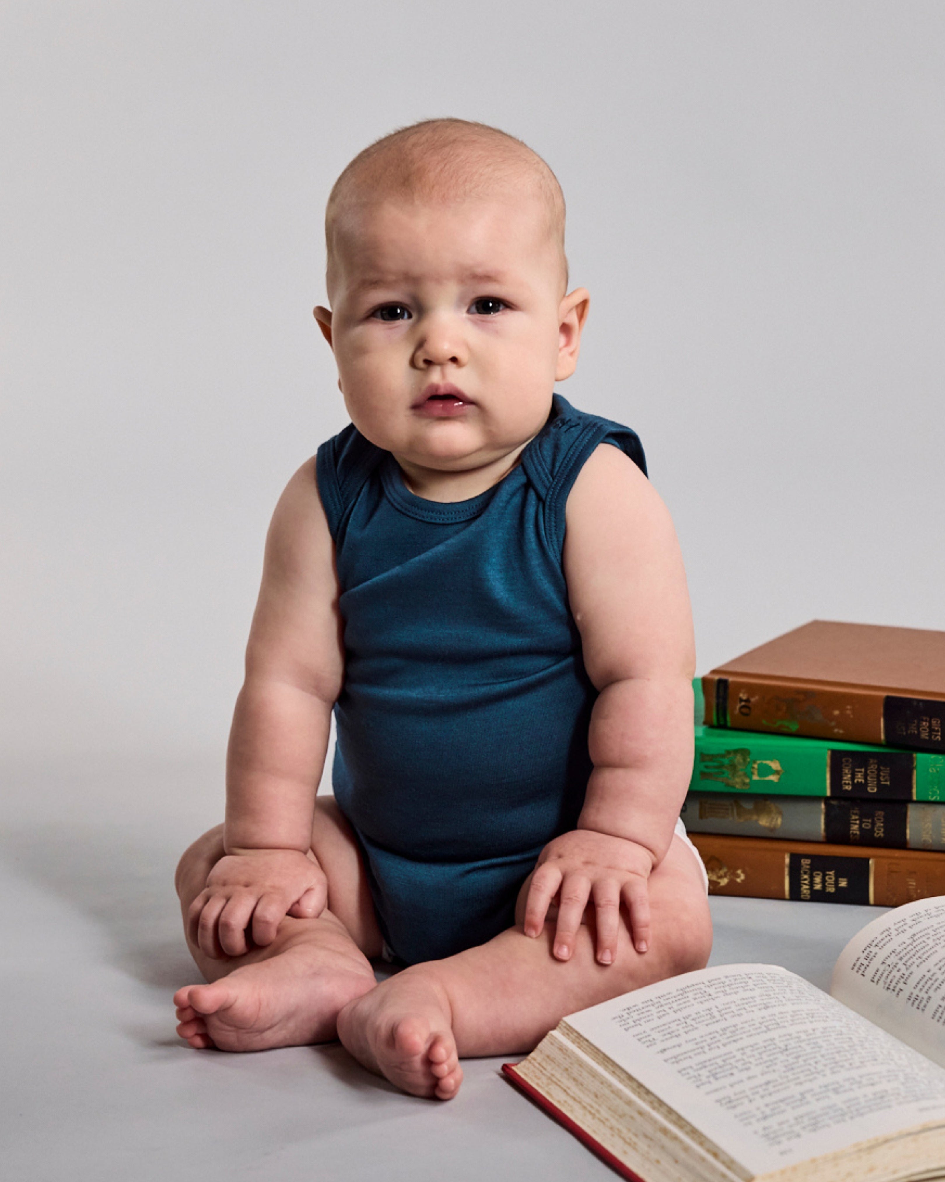 Hadley Bodysuit - 100% Merino Wool - Orion