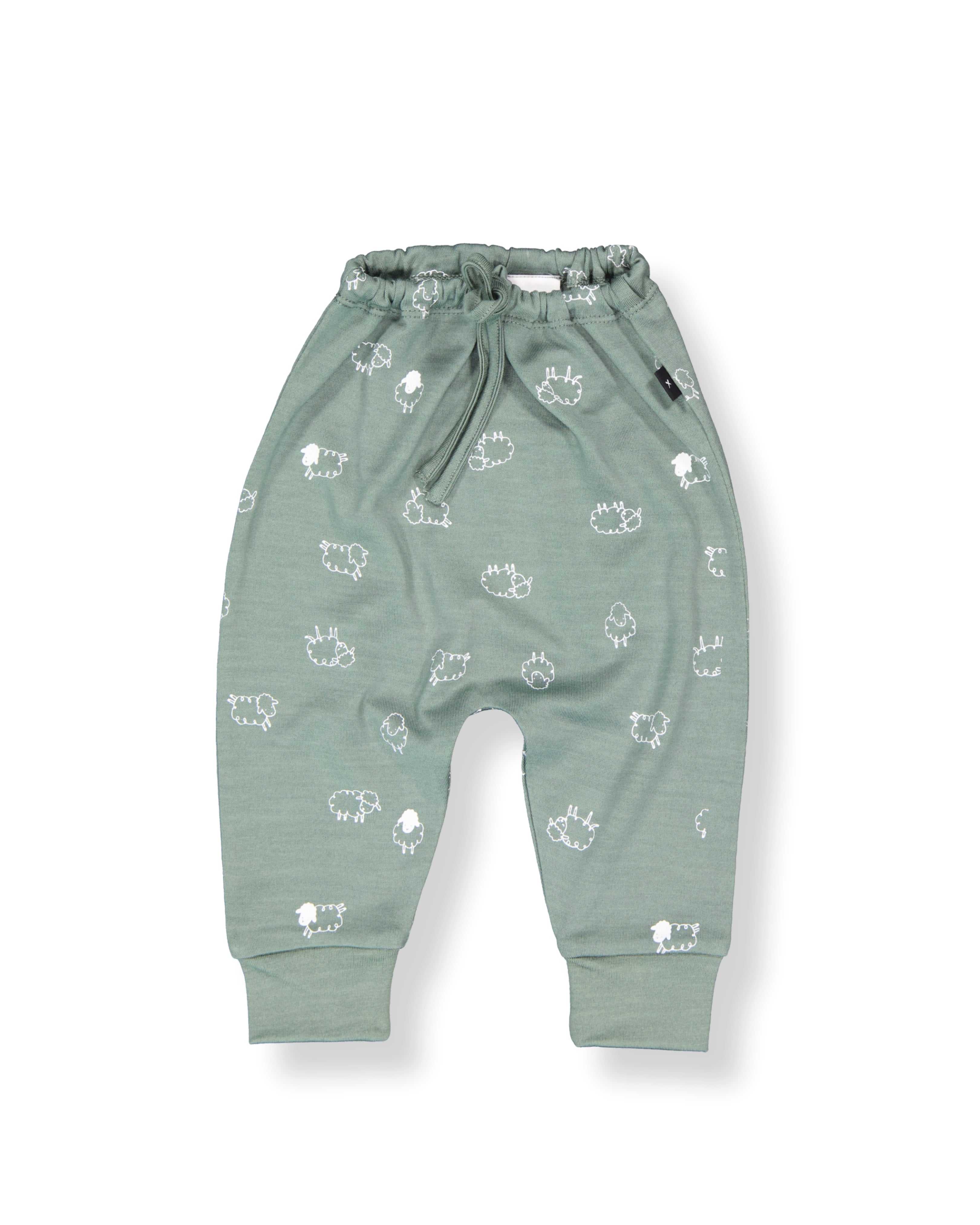 Asher Pants - 100% Merino Wool - Fern Flock
