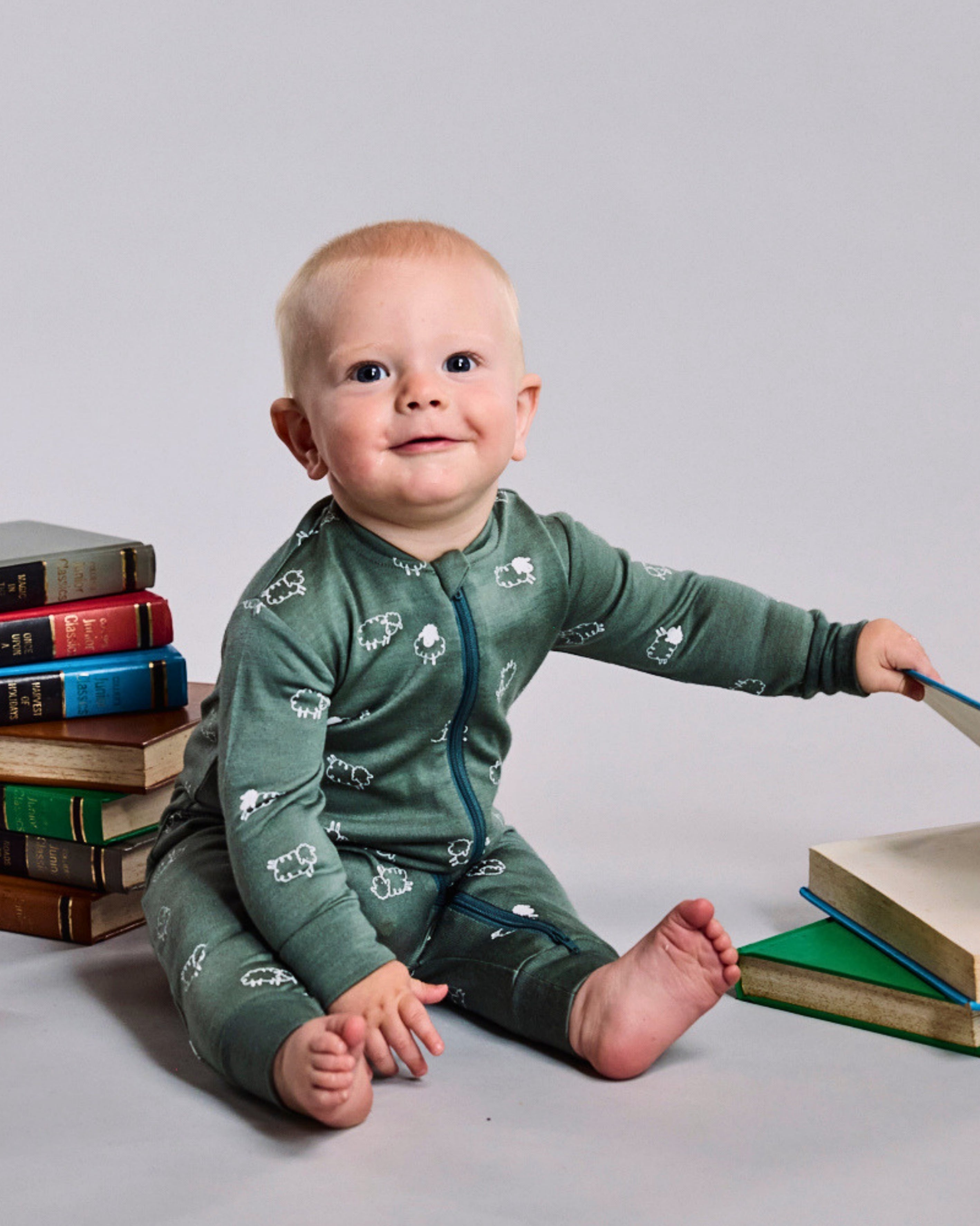 Remy All-In-One - 100% Merino Wool, Fern Flock