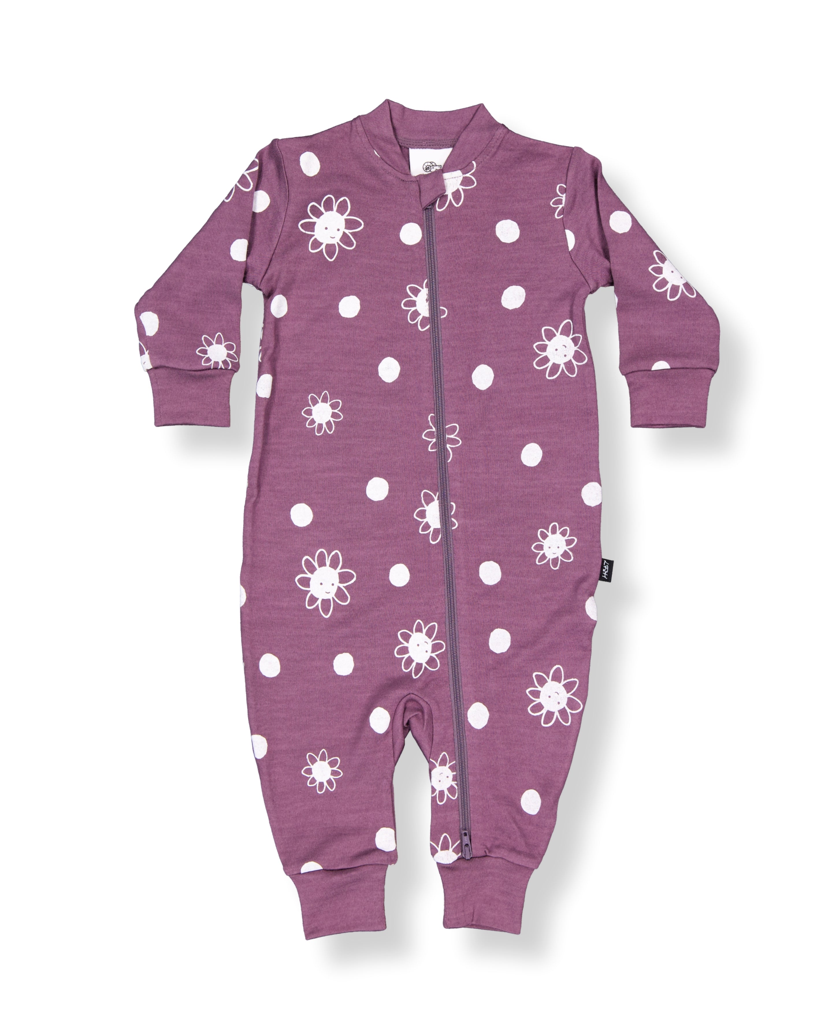 Remy All-In-One - 100% Merino Wool, Plum Daisy