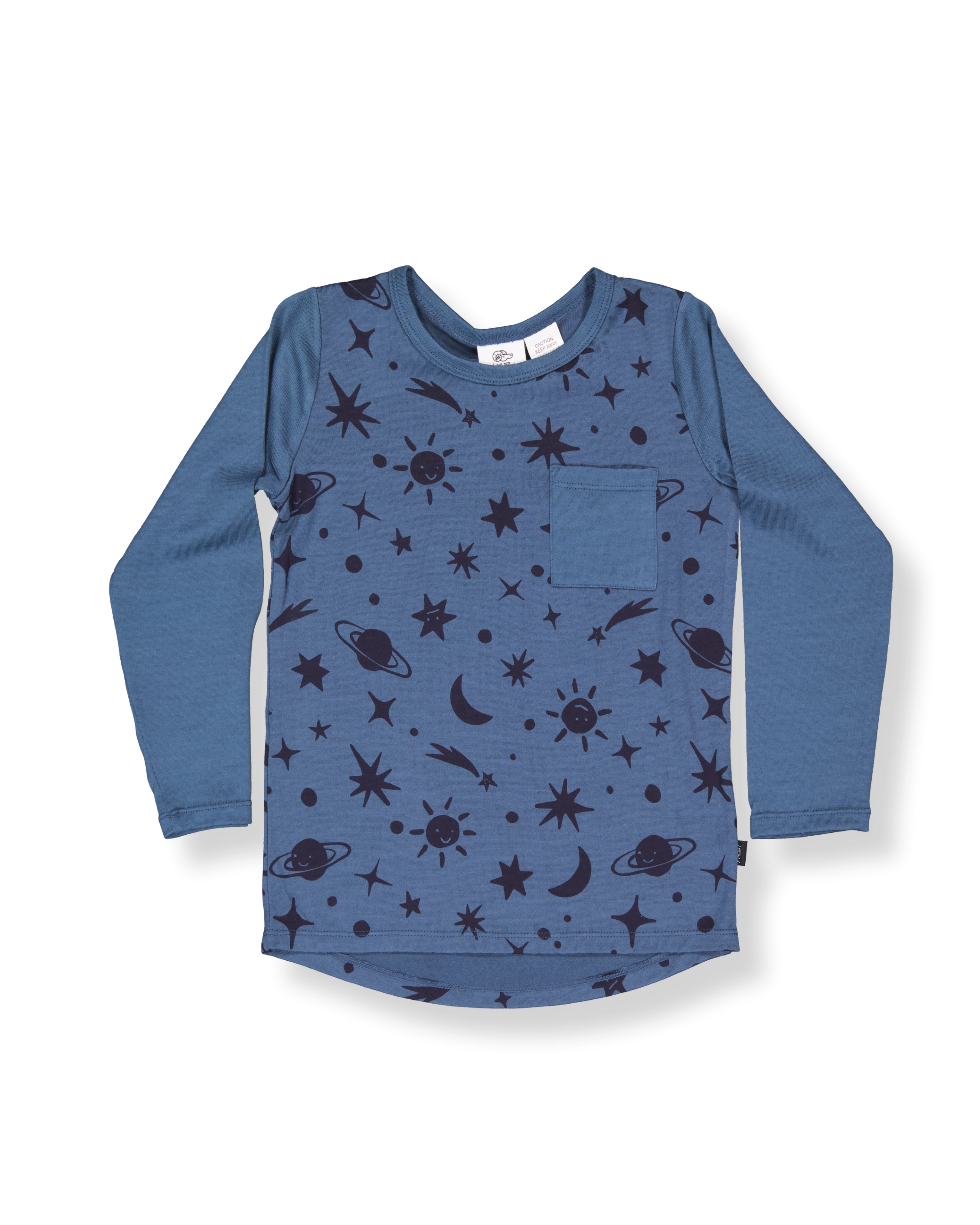 Marlow PJ Set - 100% Merino Wool - Orion Galaxy