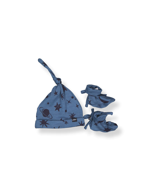 Beanie & Bootie Set - 100% Merino Wool - Orion Galaxy