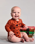 Riley Bodysuit - 100% Merino Wool, Desert Galaxy