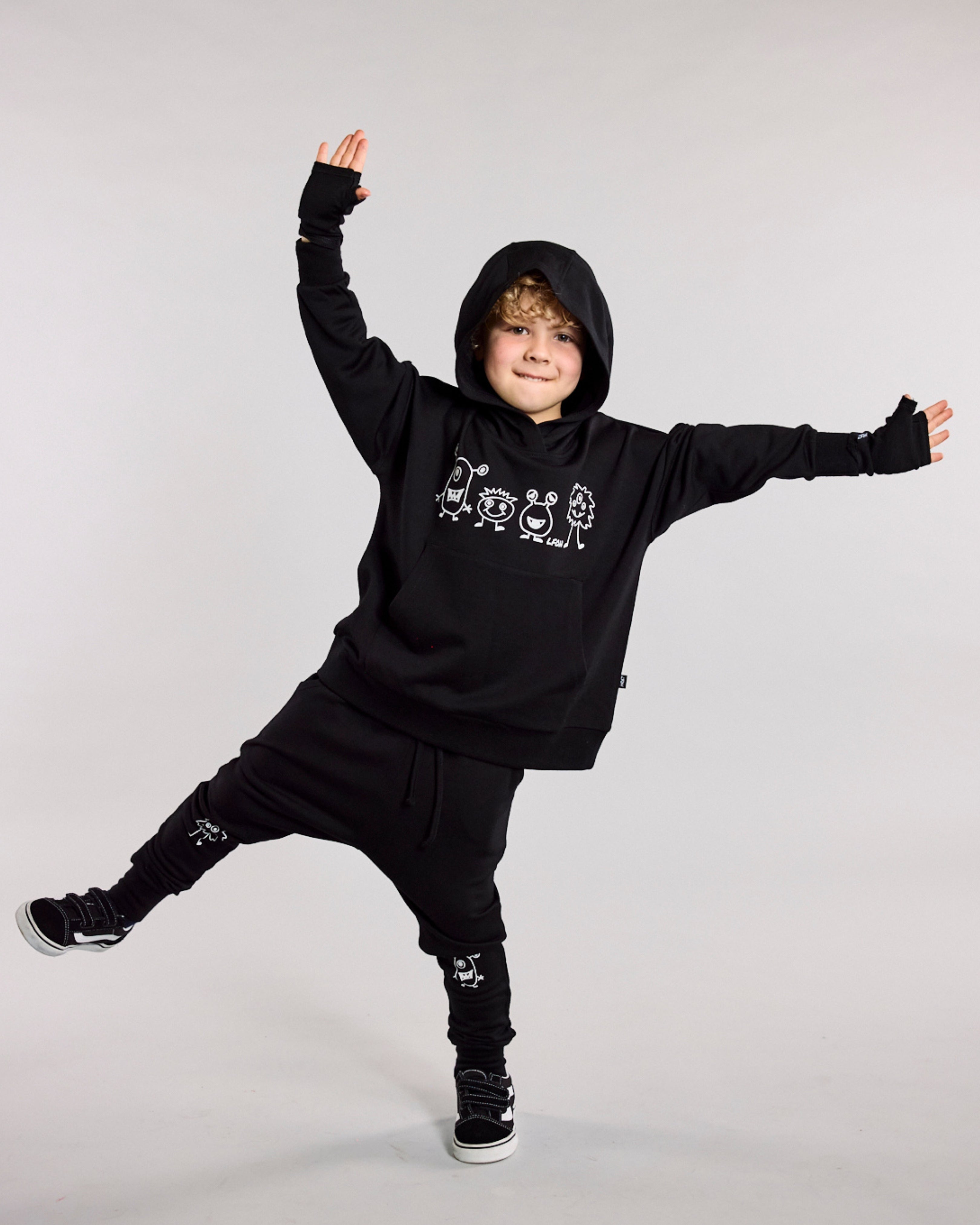 Atlas Trackies - 100% Merino Wool - Black