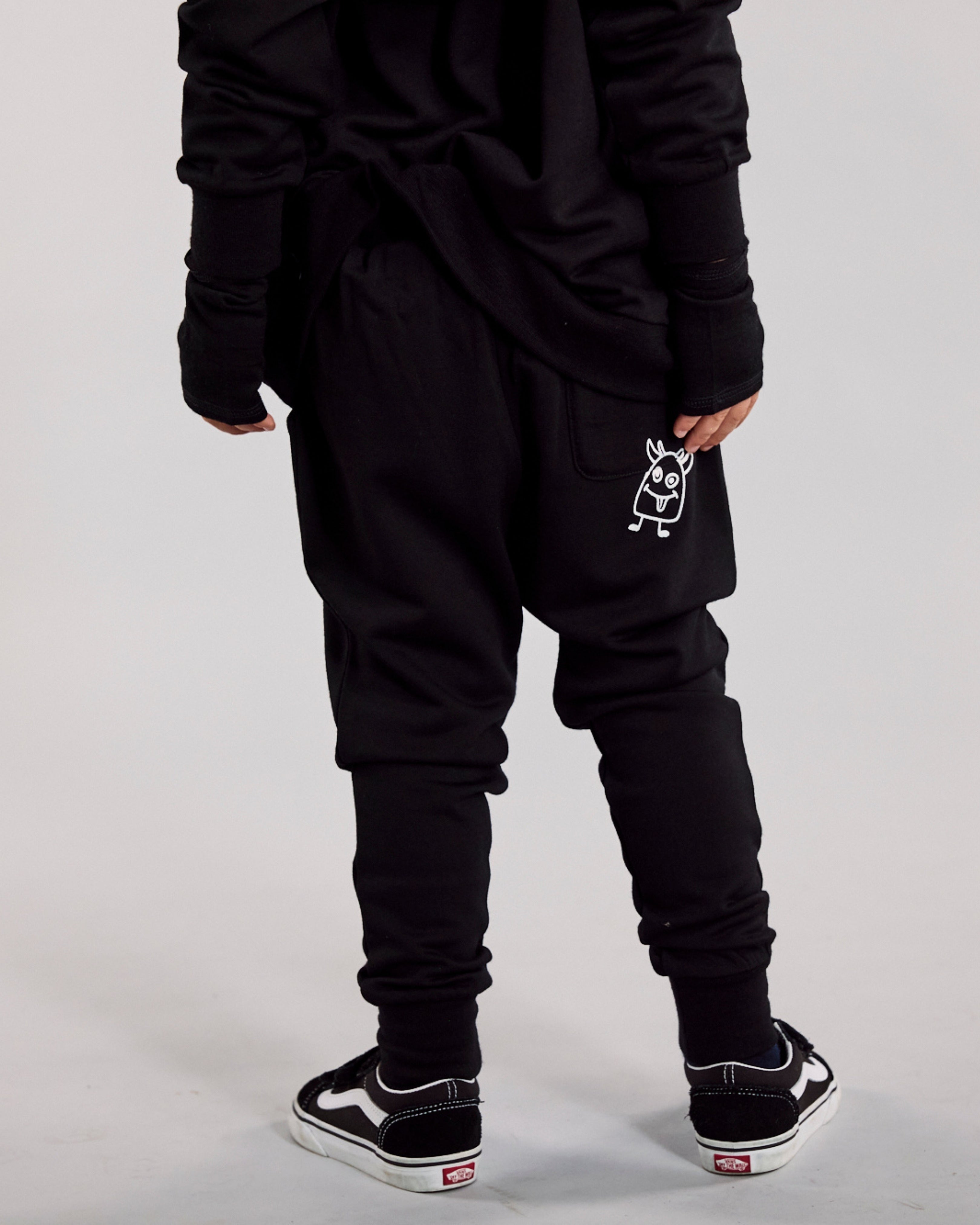 Atlas Trackies - 100% Merino Wool - Black