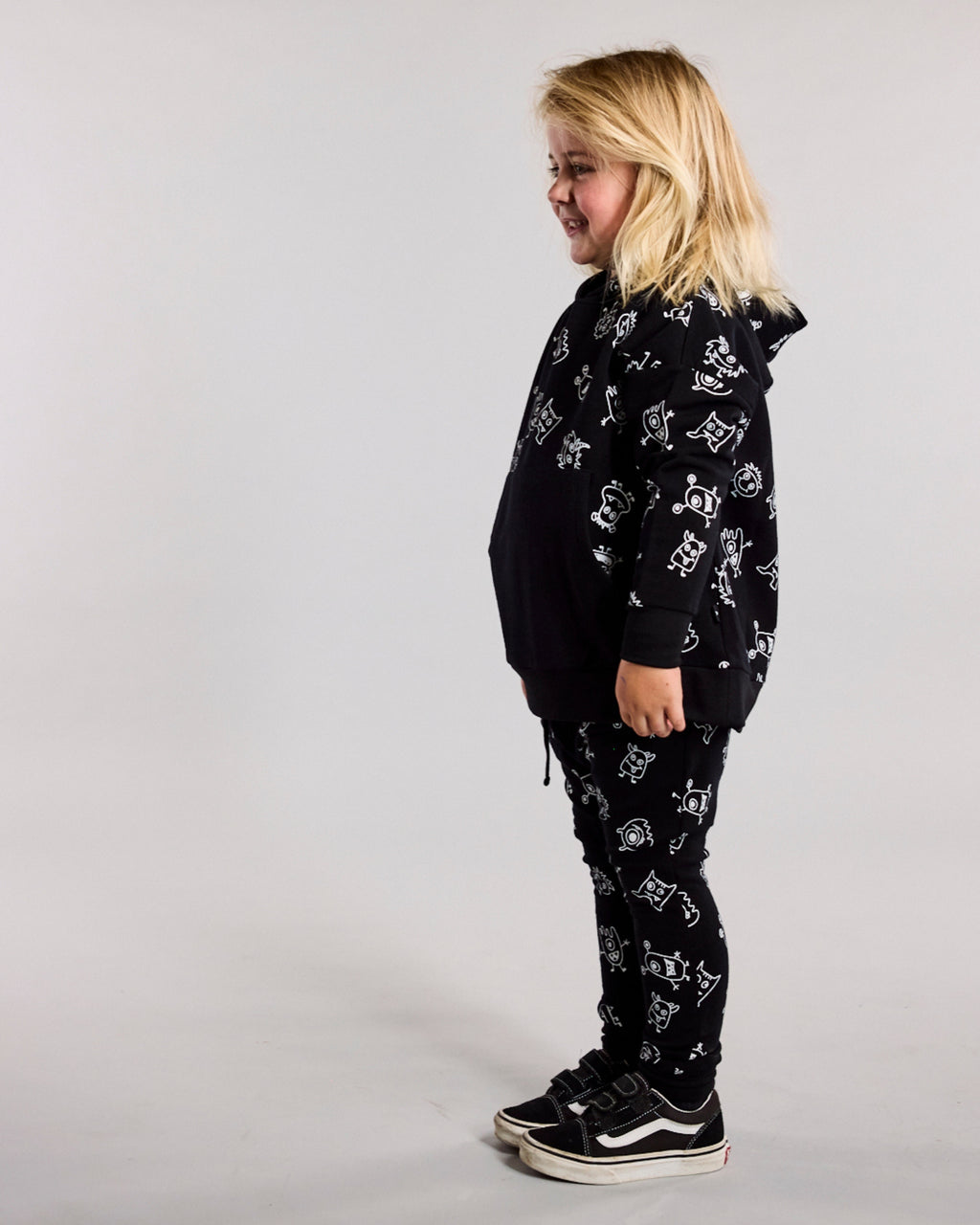 Atlas Trackies - 100% Merino Wool - Black Monsters