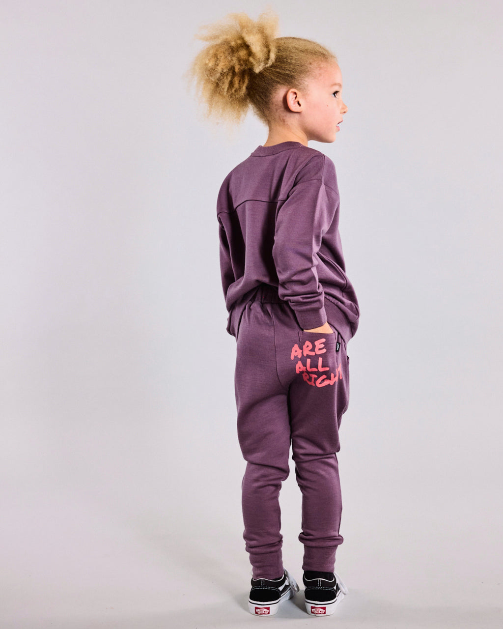 Atlas Trackies - 100% Merino Wool - Plum