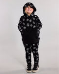 Jagger Hoodie - 100% Merino Wool - Black Monsters