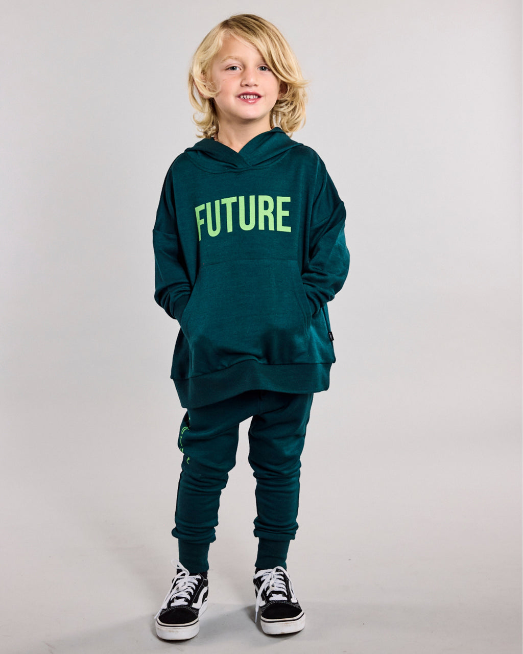 Jagger Hoodie - 100% Merino Wool - Pine