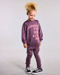Zion Sweatshirt - 100% Merino Wool - Plum