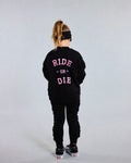 RIDE OR DIE Sweatshirt - 100% Merino Wool - Pink