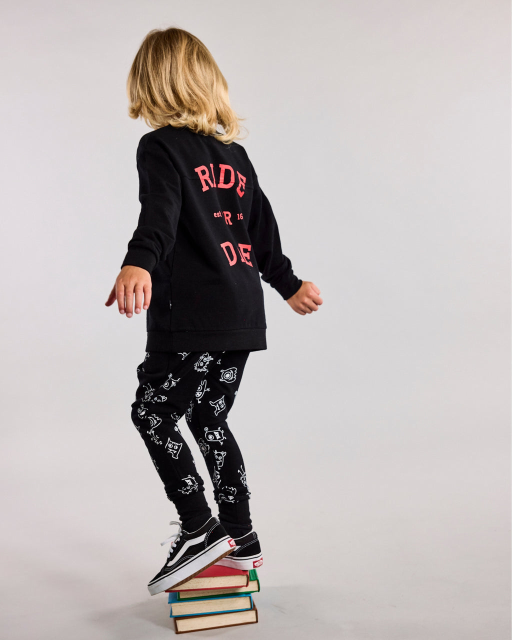 RIDE OR DIE Sweatshirt - 100% Merino Wool - Red
