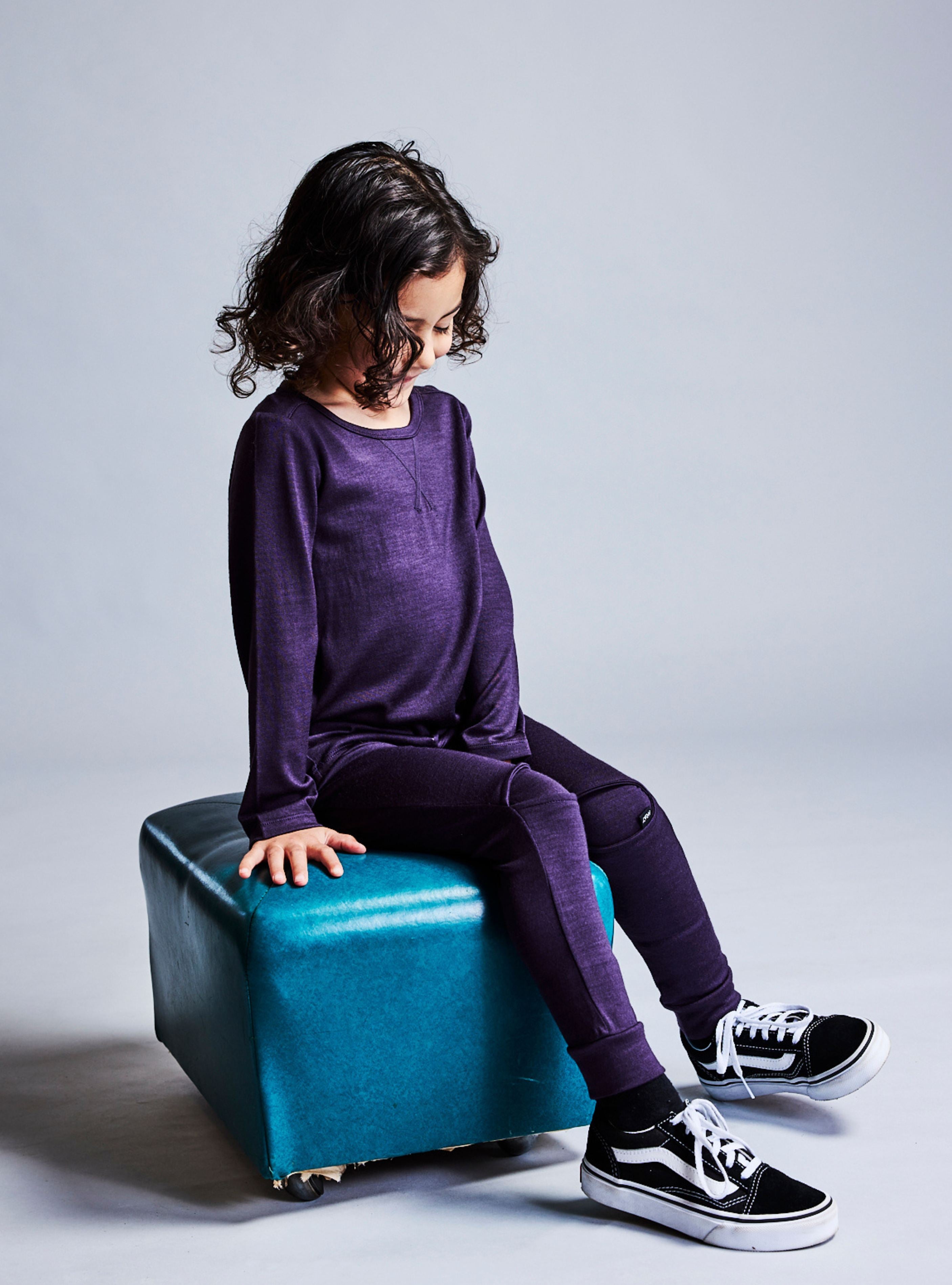 SLASHER LEGGINGS - Violet Smoke