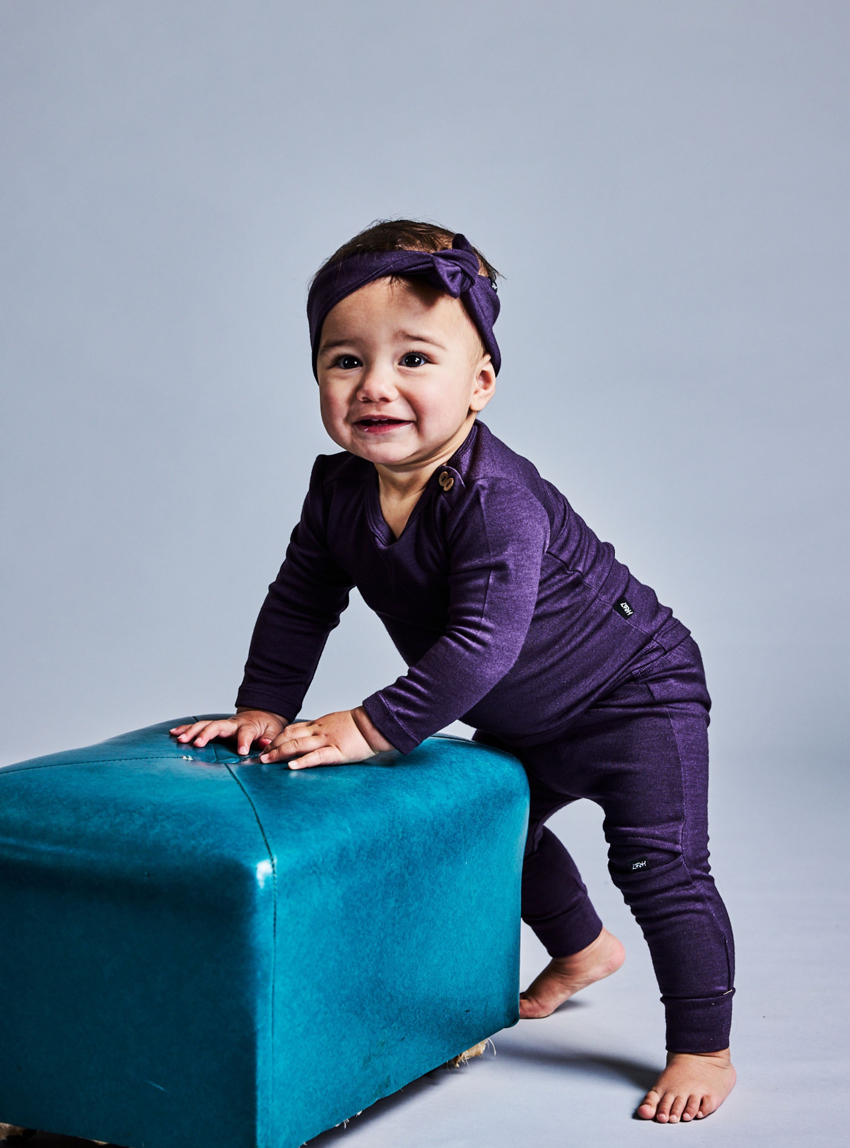 SLASHER LEGGINGS - Violet Smoke