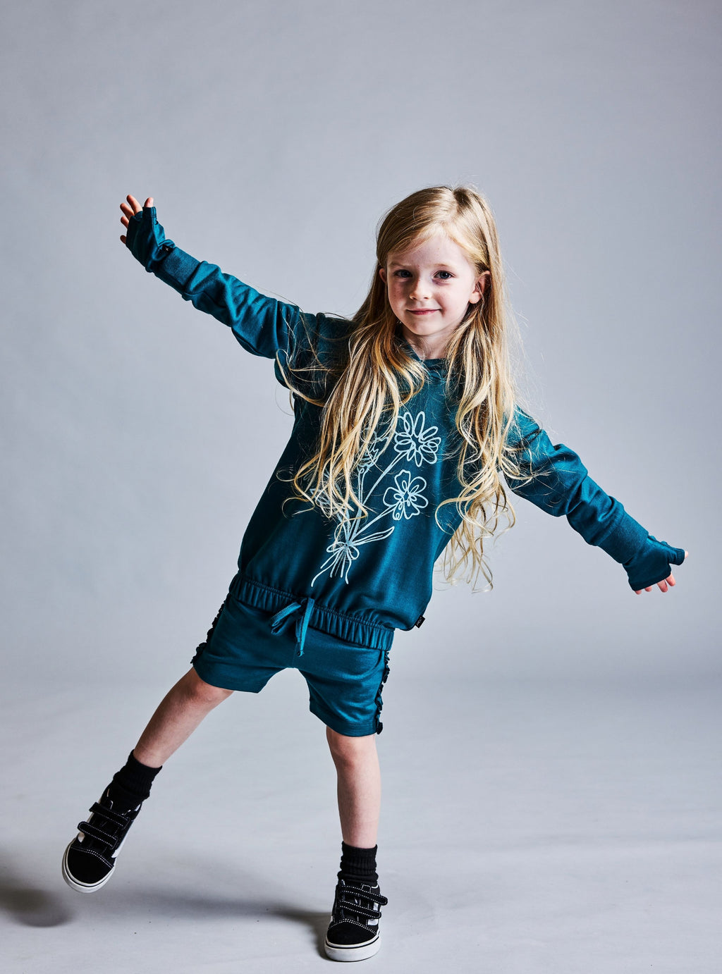 Elyse Hoodie · Jade · 4-5 years