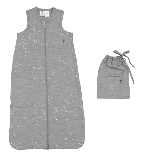 GAMECHANGER SLEEPSACK, Grey Marle Stars, 0-18 months