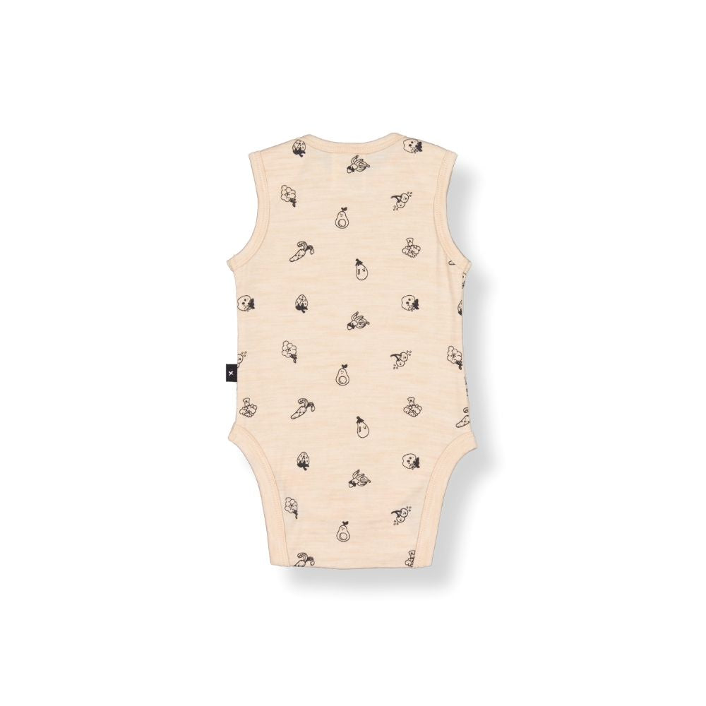 HADLEY BODYSUIT - Wheat Marle Fruit'n'Veg