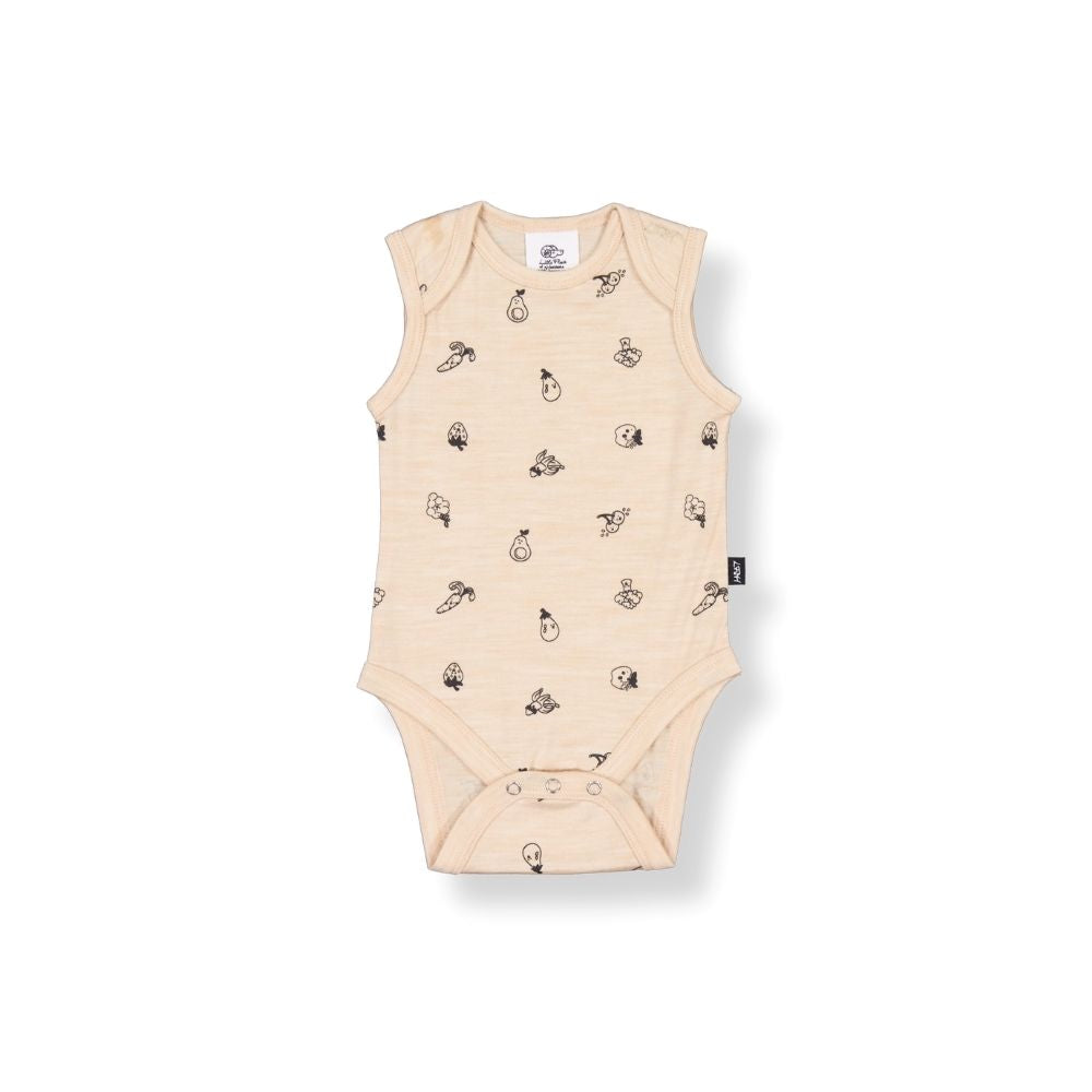 HADLEY BODYSUIT - Wheat Marle Fruit'n'Veg
