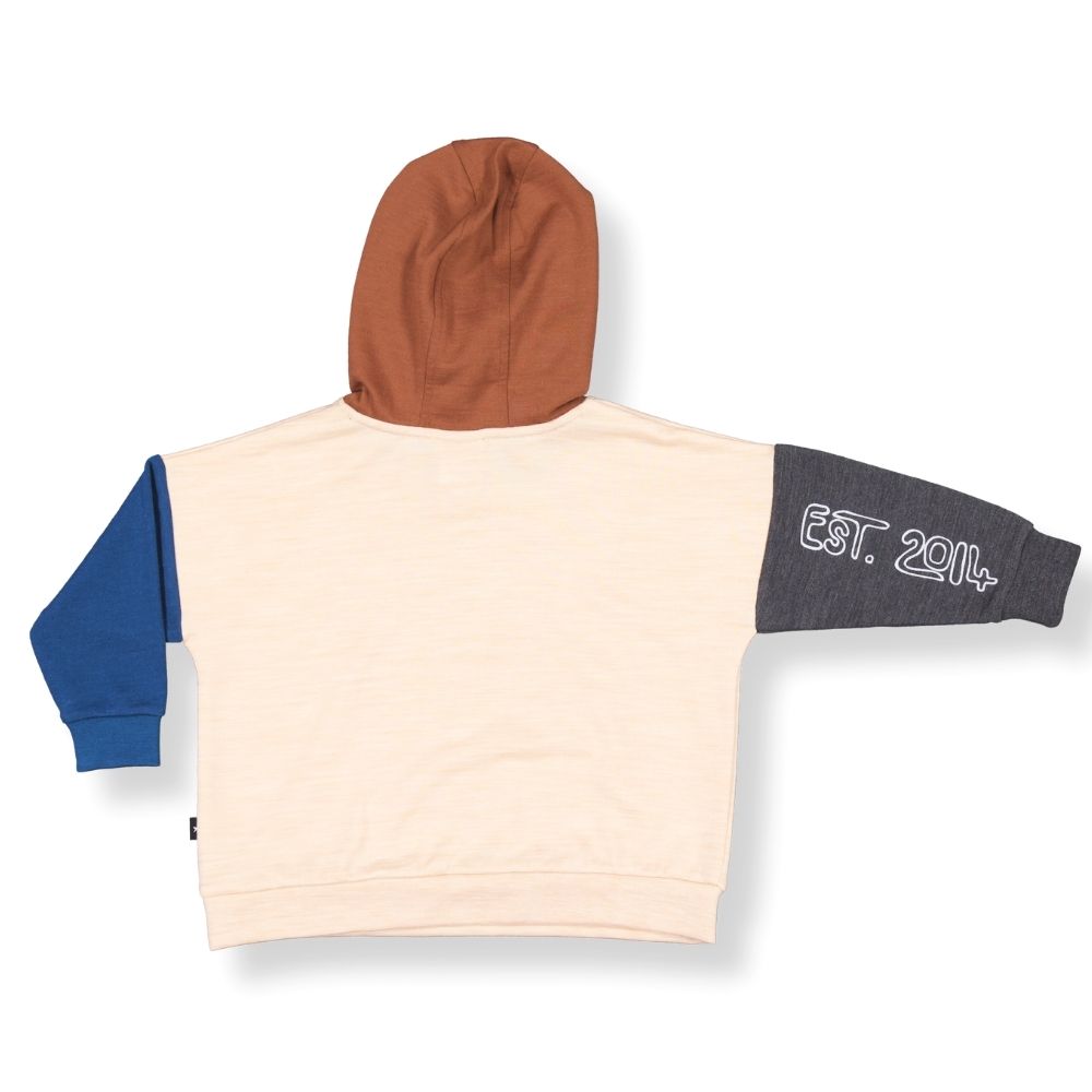 JAGGER HOODIE - Wheat Marle Block