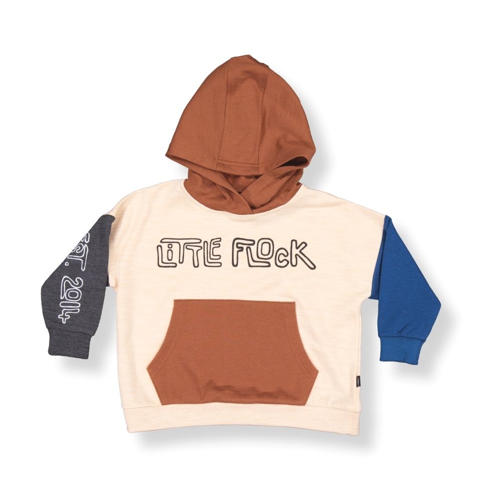 Jagger Hoodie · Wheat Marle Block · 18-24 months