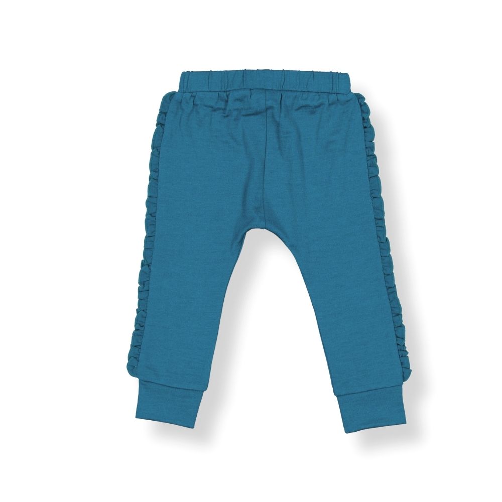 KENZIE FRILL LEGGINGS - Jade