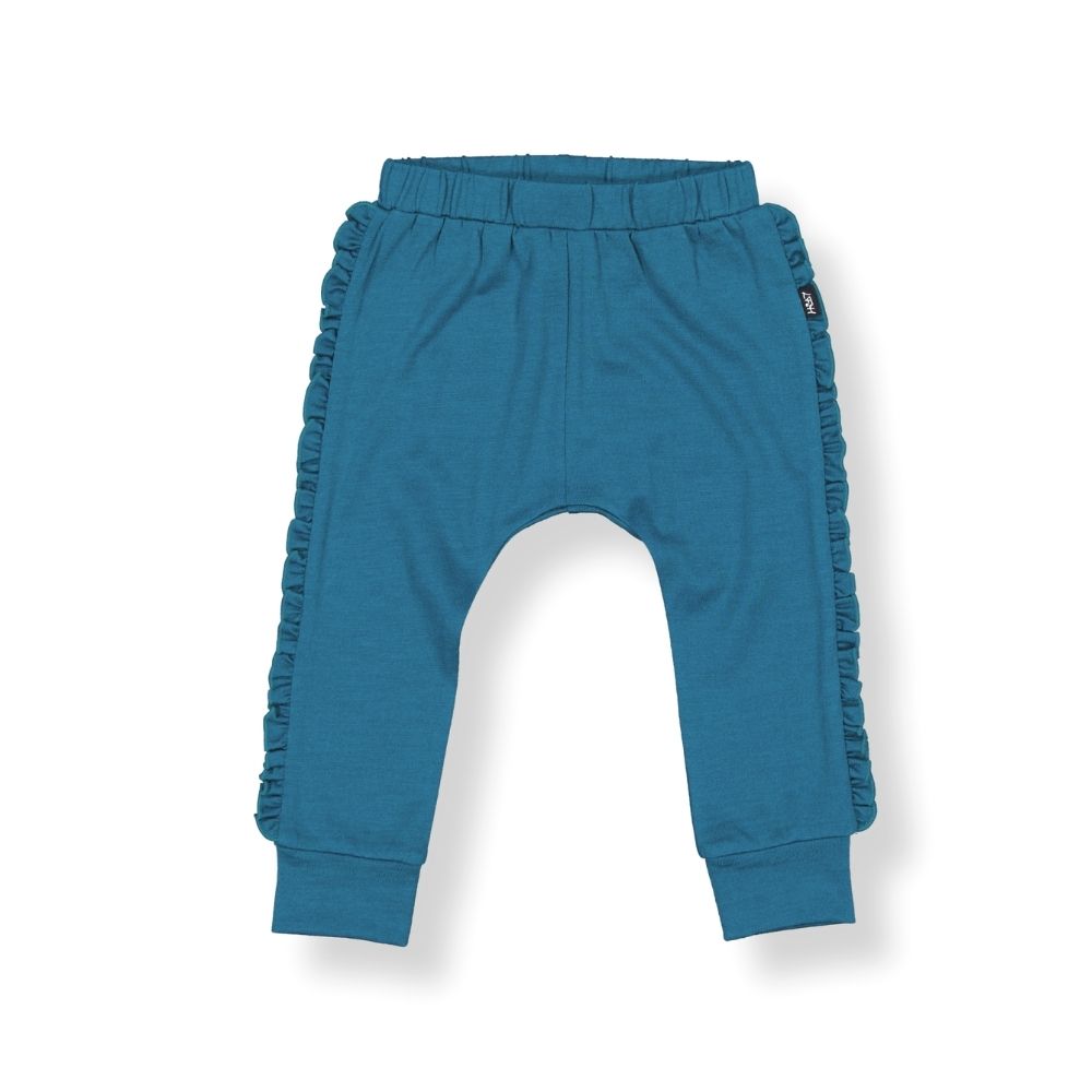 KENZIE FRILL LEGGINGS - Jade