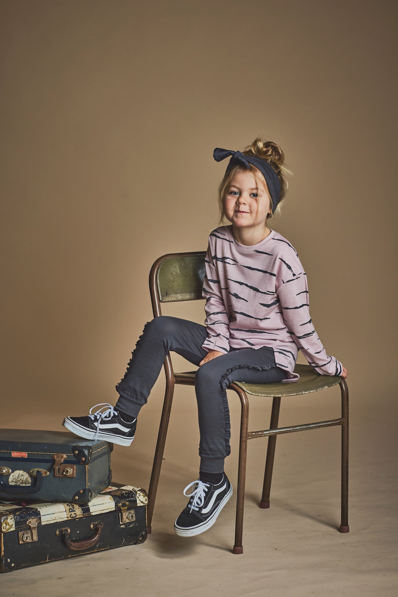 KENZIE FRILL LEGGINGS- Shadow