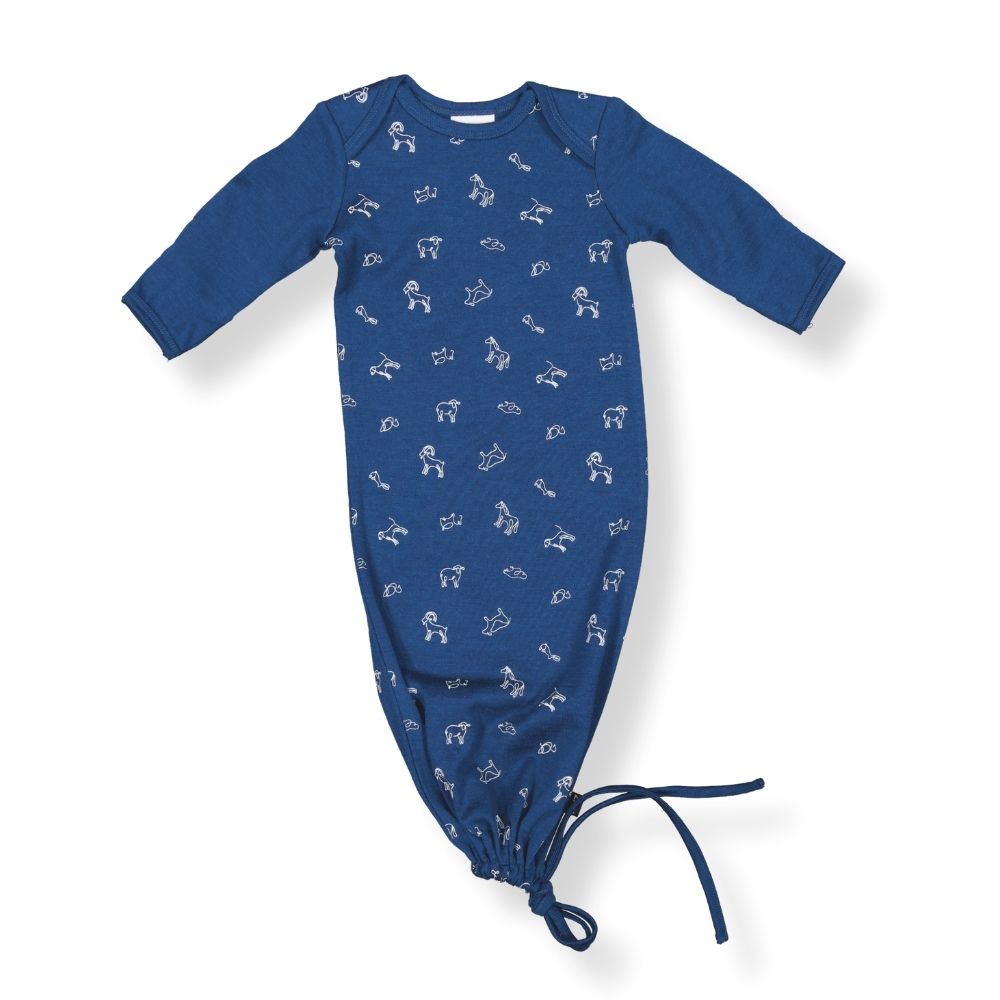 NEWCOMER BABY GOWN -  Gibraltar Animal SAMPLE