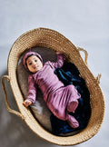 Newcomer Baby Gown · Mauve Animal · 0-3 months
